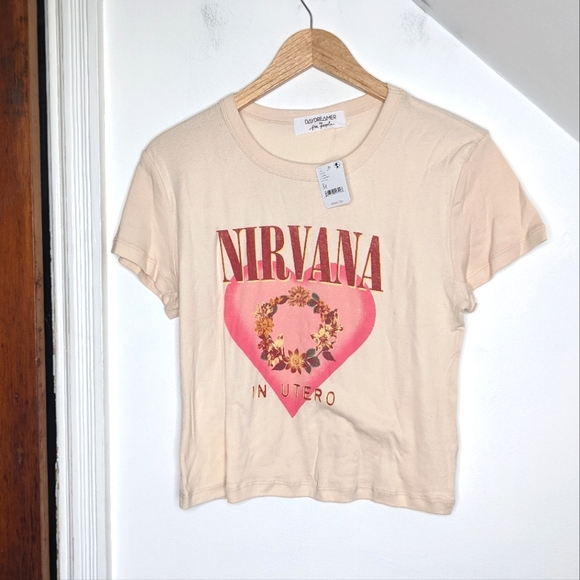 DAYDREAMER Nirvana In Utero Baby Shrunken Tee NEW Size M